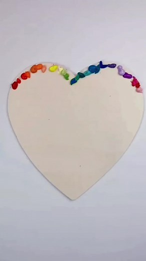 Creating a Colorful Heart-Shaped Artwork Step by Step