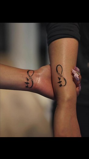 Matching Infinity Sign Tattoos for Women