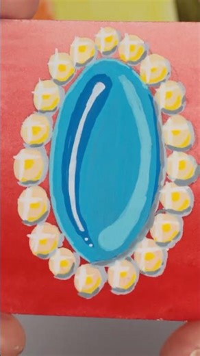 How to draw a 3D Gemstone EASY!💎✨ #drawingtips #artshorts #gemstonedrawing #gemstone #satisfyingart