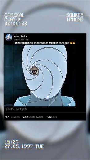 obito flexing his sharingan in front of rinnegan 🔥🔥 #shortvideo #obito