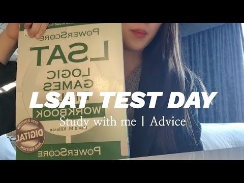 LSAT Test Day Vlog | Study with me, post-test experience, study tips! 법과 대학원 입시 시험 D-day 공부법, 시험 경험