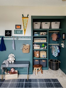 DIY Closet Shelving | Replacing The Wire Shelf In Our Nursery Closet - Small Stuff Counts