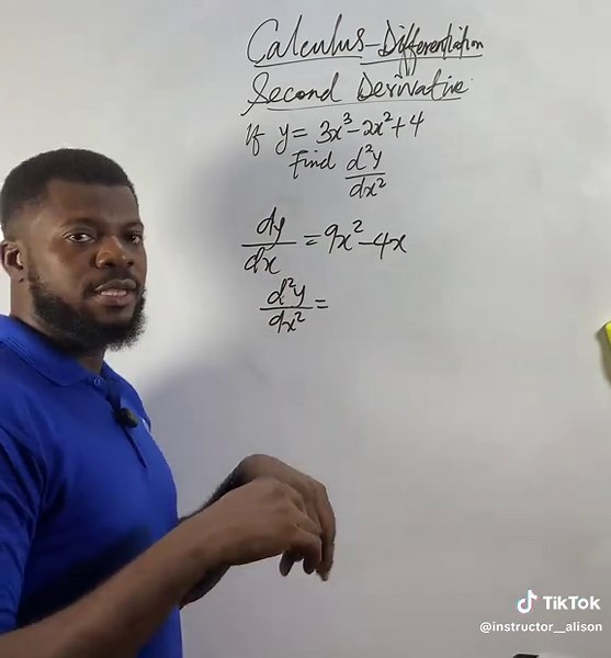 Finding the Second Derivative in Calculus