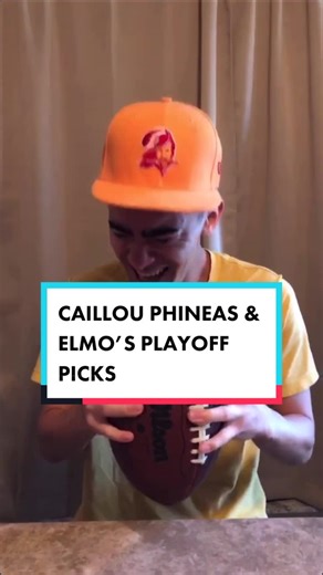 Caillou, Phineas, and Elmo NFL Playoff Picks