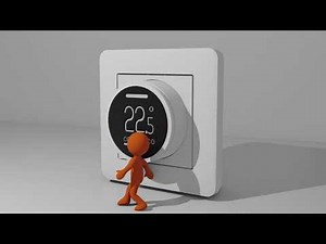 Yhdistelmätermostaatti Onnline ecoHelppo16-RD, 16 A, IP21