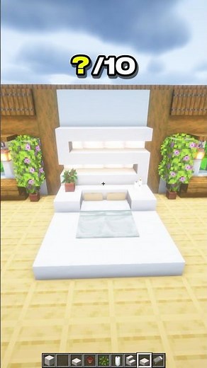 How to Make a Modern Bed in Minecraft 🛏️ | CupSapling