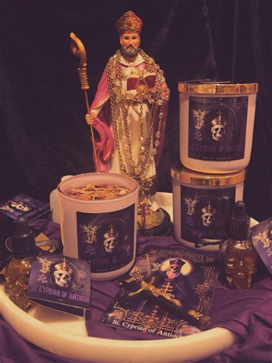 Saint Cyprian of Antioch Ritual Oil — Protection, Necromancy, Exorcism & Divine Sorcery - Etsy