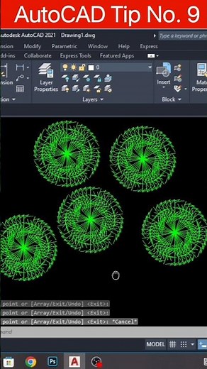 AutoCAD Tip No. 9 How to Make 2D Plant in #autocad #architecture #shorts #autocadcommands #civil