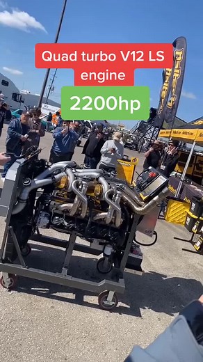 Quad Turbo V12 LS Engine | 2200HP Power for Cars at TX2K Race in Texas
