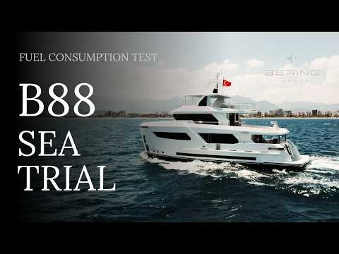 Bering 88 Sea Trial | First Open Water Test