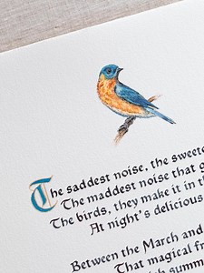 Custom Illumination Custom Calligraphy Service Handwritten Poem Sketch Calligraphy Custom Medieval Calligraphy Script Illuminated Manuscript - Etsy