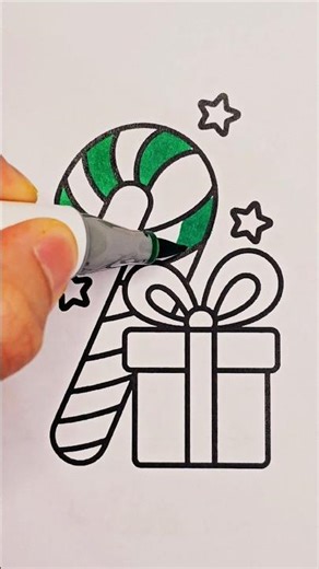 Gift #glitterart #painting #artwork #satisfying #coloring #asmr #gift