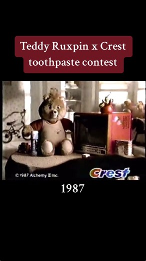 Teddy Ruxpin y el concurso de Crest Toothpaste