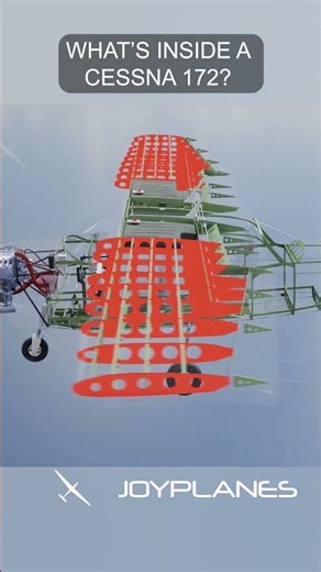 Inside a cessna 172 #aviation #engineering