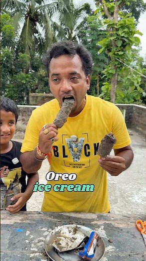 How to make the best homemade ￼oreo ice cream 🤪 Bengali mini blog #shorts ￼
