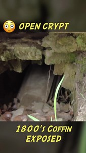 Open crypt reveals mid 1800’s coffin! | History Seekers