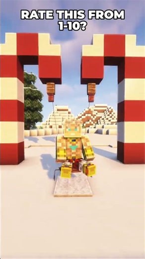 Minecraft Candy Cane Swing 🎅 (Sem Nada) #shorts #minecraft