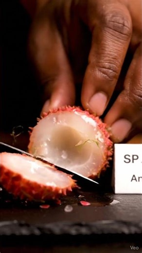 Lychee Cutting ASMR | Ultra Satisfying AI Animation 4K 🍓✨ #lychee #shortvideo #shortsvideo