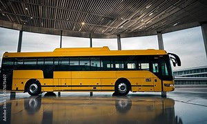 Airport bus. Shuttle bus.