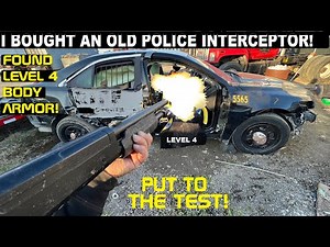 Searching Police Cars! Found Level 4 Body Armor! | Crown Rick Auto