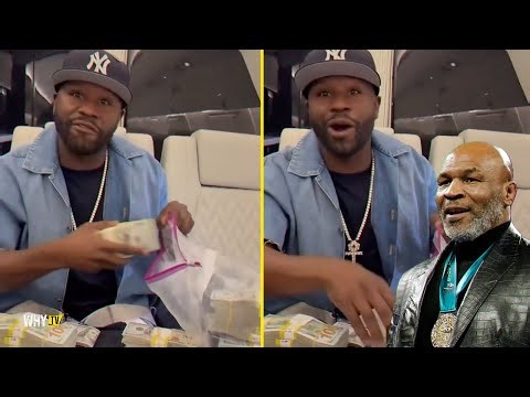 Floyd Mayweather Flexing His Money After Signing $100 Million Deal To Fight With Mike Tyson