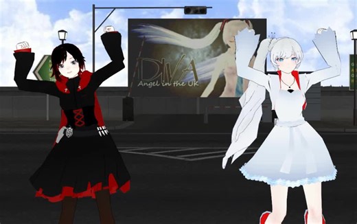 【RWBY MMD】No title 【小红与小白】