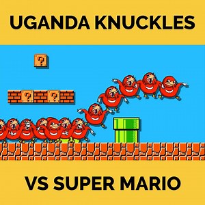 9.1K views · 176 reactions | Do you know DA WAE? What if Ugandan Knuckles meets Super Mario Bros? by LokmanVideo #lokmanvideo #UgandanKnuckles #Uganda #Knuckles #mario #sonic #nintendo #sega #funnyvideo | LokmanVideo | Facebook