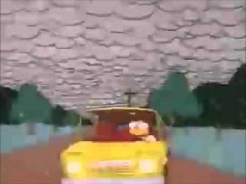 The Simpsons - Hans Moleman Explodes his car