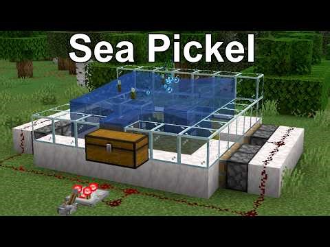 INFINITE Sea Pickles! 🥒 EASY 1.21+ Automatic Farm Tutorial