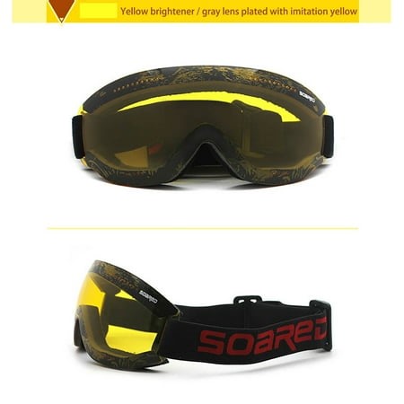 EGNMCR Riding Glasses Ski Snowboard Goggles Protection Snow Goggles for Men Women Youth Ski goggles - Walmart.ca
