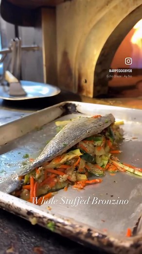 ✨ NEW SPECIAL MENU at Arpeggio BYOB! ✨ You're going to love the fresh, vibrant flavors of our Whole Stuffed Bronzino — filled with zucchini and carrots, topped with olives, and served with roasted tomatoes. Bring your favorite bottle and enjoy this delicious, healthy special! #Healthy #StuffedBronzino #SpecialMenu #ArpeggioBYOB | Arpeggio BYOB