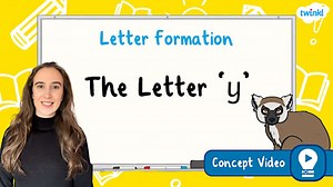 The Letter 'y' | Letter Formation Handwriting Concept Video