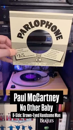 Paul McCartney: No Other Baby (B-Side: Brown-Eyed Handsome Man)