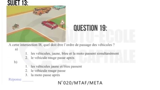Priorités en intersection : clés pour réussir l'examen