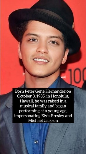 BIOGRAPHY OF BRUNO MARS #biography #brunomars