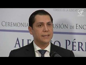 Ceremonia de Conclusión de Encargo de los Consejeros Alfonso Pérez Daza y Felipe Borrego Estrada