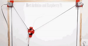 Vertical plotter arduino | Polargraph