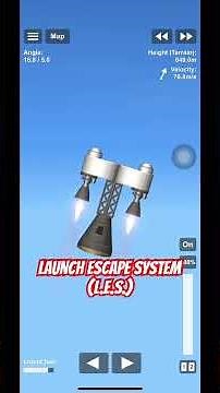 Launch escape system in sfs #launchescaprsystem