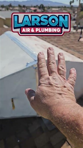 HVAC Mistake! Unsealed Package Unit Sheet Metal Transition Causing Air Leaks Las Vegas HVAC