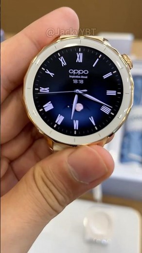 Oppo Watch X2 Mini Glimmer Gold first look! #oppo #oppowatchx2mini