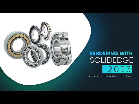 Basic Rendering With Solidedge | Solid Edge Rendering | Keyshot Rendering | Keyshot Tutorial