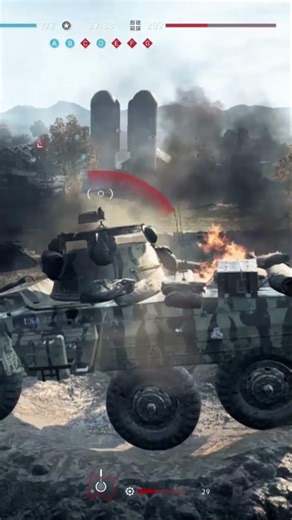 Battlefield V -M8 Greyhound tank and full action