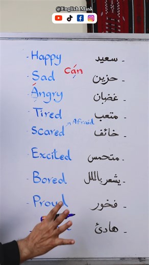 English Mask | ‎High-Frequency English words - lessn 84 #short #englishlearning #vocabulary #Questions #learingontiktok #learning #الانجليزية_معنا_أسهل...‎ | Instagram