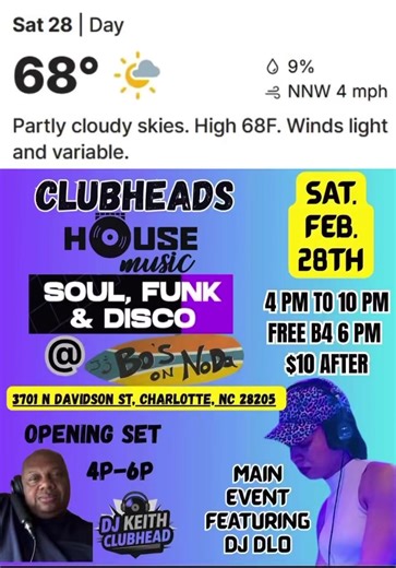 What a perfect weather for a day🌞party, I'll see you Saturday…💃🏼🕺🏼 ————————————- ##housemusic🏚️🎼##djkeithclubhead@highlight DJ KEITH Clubhead’s WORLD