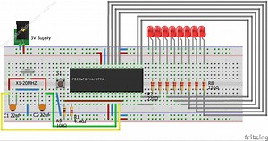PIC16F877A : Timer1 in PIC Microcontroller