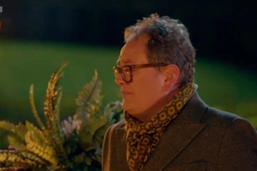 Watch as Alan Carr almost gives away Celebrity Traitors identity