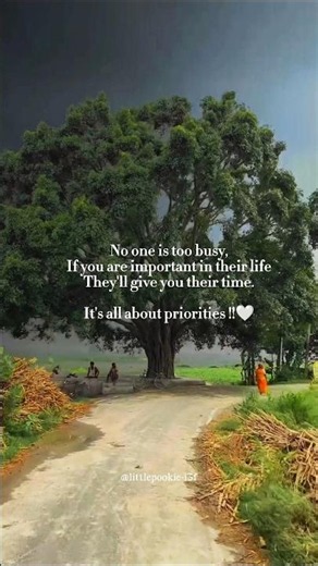 Nobody Is Too Busy, It's All About Priorities 💔 #Priorities #LifeTruth #Motivation #RealityCheck