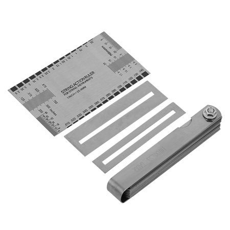 String Action Gauge Ruler 32 Piece Feeler Gauges Measuring Tool Fingerboard Fret Protector Stainless Steel Guards Guitar Repairing Tool for Luthier - Walmart.ca