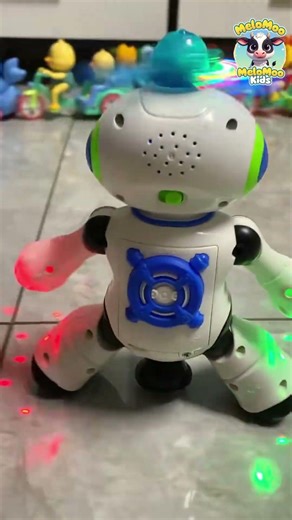 Dancing Robot Toy with Lights 🤖✨ | Amazing Kids Toy #shorts