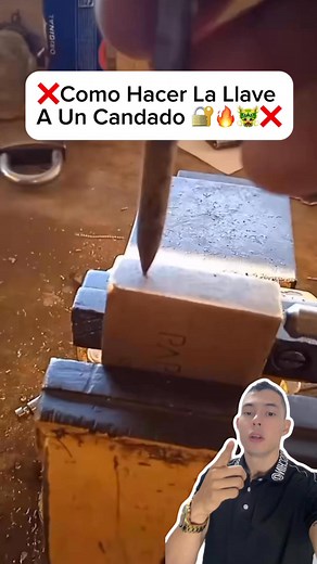119K views · 1.1K reactions | Así puedes hacer la llave de un candado cuando se pierde …….. So you can make the key of a padlock when it is lost ........ | Cerrajeros Master Locks | Facebook